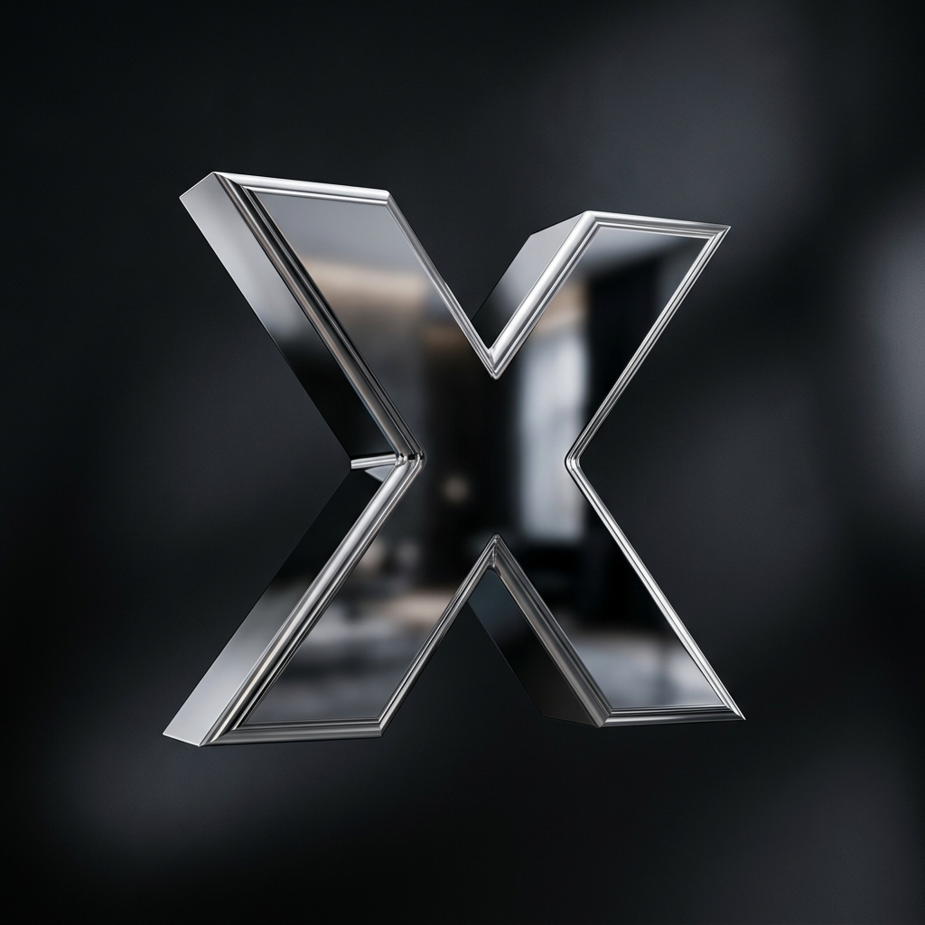 X Logo 3D